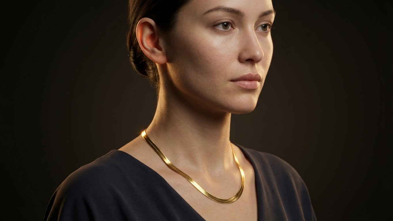 Minimal Gold Chain Necklace