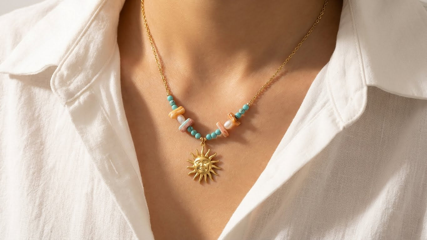 Sun Kissed – Beaded Necklace
