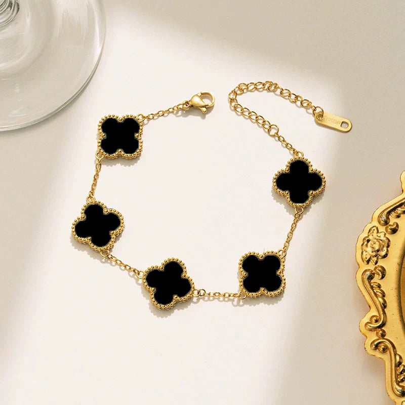 Black Clover Gold Bracelet