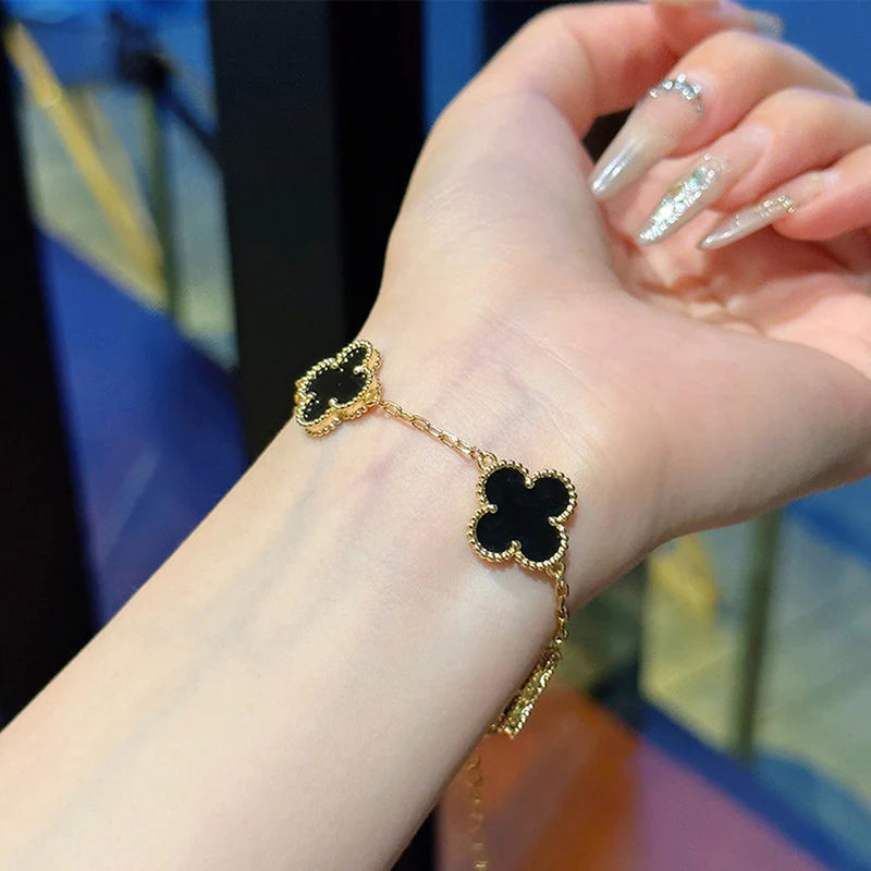 Black Clover Gold Bracelet