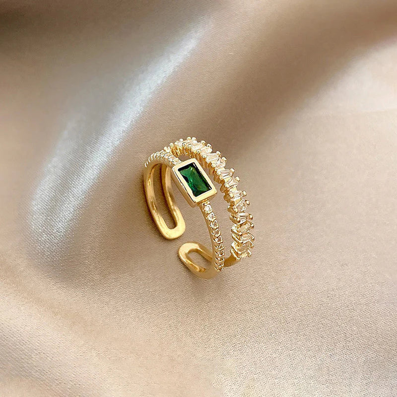 Emerald Aura Ring