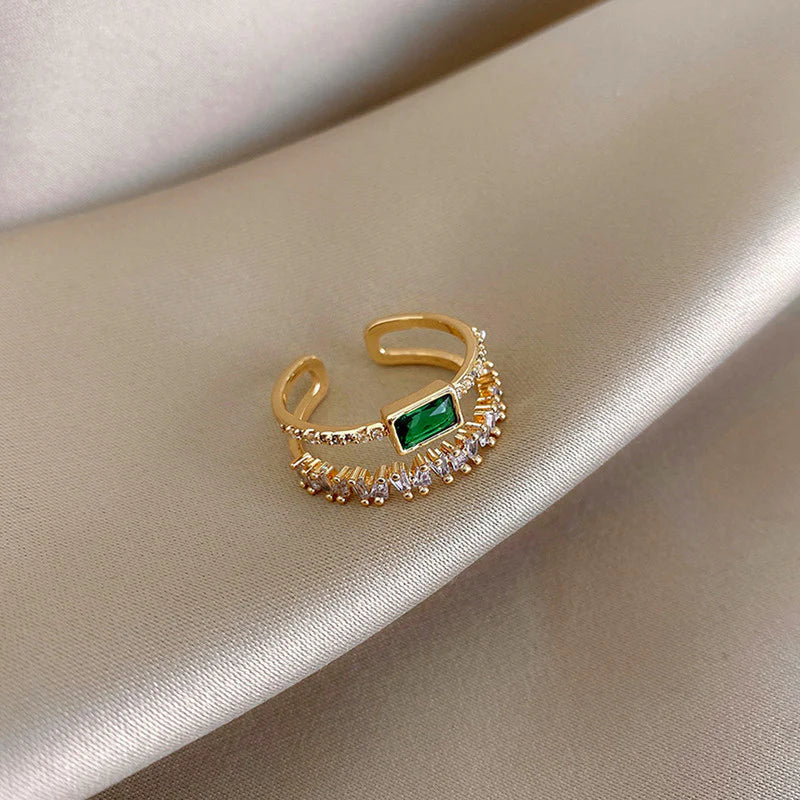 Emerald Aura Ring