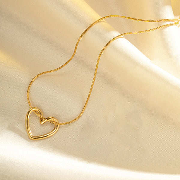 Everyday Gold Heart Necklace