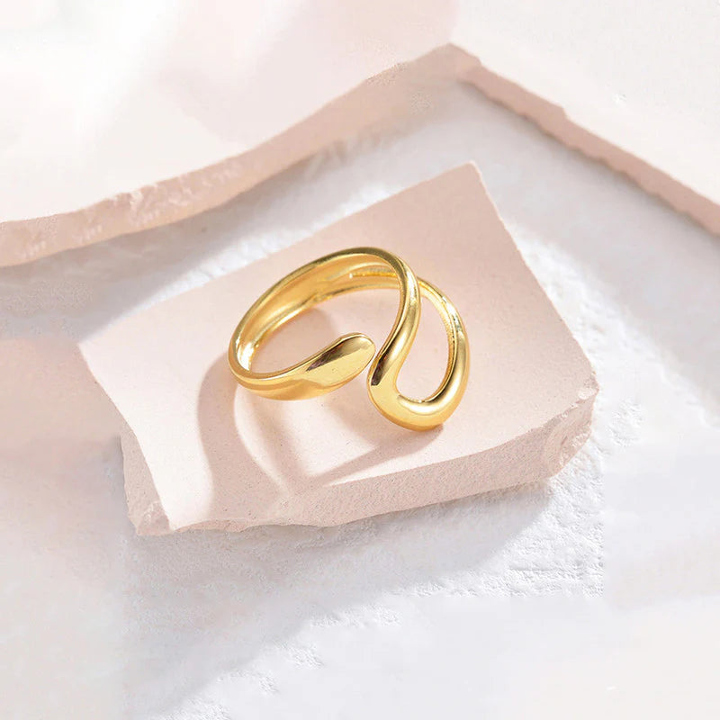 Liquid Aura Gold Ring