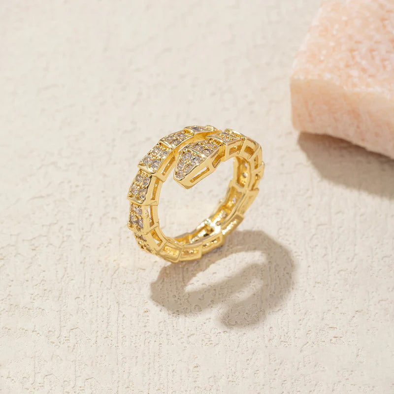 Serpent Luxe Gold Ring