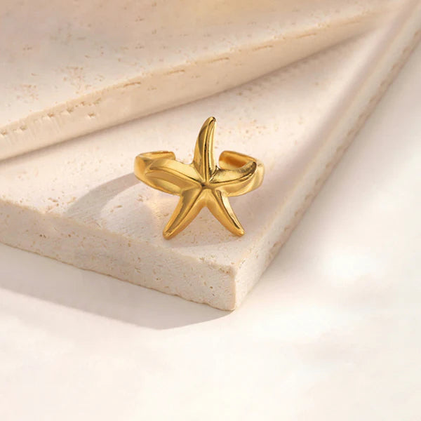 Starfish Gold Ring